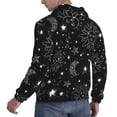 thumbnail image 6 of Wukai Space Galaxy Print Men Hoodies Fleece Sweatshirts Long Sleeve Sweaters Pullover Fall Outfits Winter Clothes-3X-Large, 6 of 7