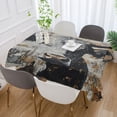 thumbnail image 5 of BZSMCE Square Tablecloth Design Cowhide Pattern Pattern Tableclothes, 5 of 9