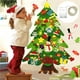 thumbnail image 2 of Árbol de Navidad LNV DIY Felt Montessori con luz LED, regalo para niños, 2 of 8