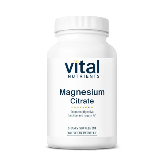 Vital Nutrients Magnesium Citrate 150mg | Promotes Relaxation | Supports Sleep, Bone, Heart, Muscle, Kidney, & Nerve Health | Vegan Supplement | Gluten, Dairy, Soy Free | 100 Capsules
