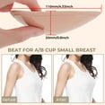 Caihaooo Double Sticky Bra Inserts Self Pads For Small Chest Women