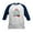 Navy/White, variant on CafePress - Play Doh Keep Going Keep Growing Baseball Jersey - Kids Cotton Baseball Jersey, 3/4 Sleeve Shirt