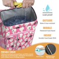 thumbnail image 2 of Travel Cooler Bag - Pink Halloween Ghosts with Boo Camping Beer Cooler Backpack with Bottle Opener- Waterproof Insulated Picnic Backpacks - Cooler Bag for Beach, 2 of 6