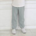thumbnail image 2 of Gibobby Boys Pants Boys Athletic Pants Sweatpants Soft Jogger 3T 4T 5T 6T 7T Pants With Pockets Elastic Waist Drawstring For Kids School Sports Little Boys Winter Pants(5-6 Years,Grey), 2 of 6