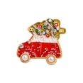 thumbnail image 5 of Broche de Navidad Cervatillo Muñeco de nieve Árbol de Navidad Ramillete Aleación Diamante Gota Aceite Broche de Navidad Broche, 5 of 5