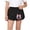 Black, variant on Iyufng Summer Children Shorts Bow and Cherry Print Shorts with Elastic Waistband Summer Casual Shorts