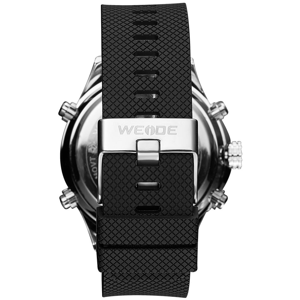 WEIDE WH6306 Quartz Digital Electronic Watch Three Sub Dials Dual Time Week Second Minute Hour Display 3ATM Waterproof Timer Business Men Fashion Casual Outdoor Sports Male Wristwatch Walmart