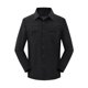 thumbnail image 1 of Blusa y camisa de manga larga con cuello vuelto para hombre, estilo casual, color liso, bolsillos cargo, botones y cremallera, blusa de manga larga con cuello vuelto, blusa de poliéster para hombre, 1 of 3