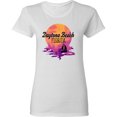 thumbnail image 3 of Inktastic Daytona Beach Florida Sunset Women's T-Shirt, 3 of 5
