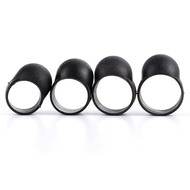 4 unids/set púas para dedos para accesorios de instrumentos de percusión de tambor de lengua de acero