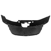 Ikon Motorsports Front Bumper Grille Fits 2007-2010 Chrysler Sebring Bently Mesh Style Black ABS Replacement Front Bumper Grille Assembly 1PC