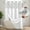 White, variant on Hadint Hook Free Large Ring Shower Curtain,White Waffle Lining Fabric Waterproof Bathroom Shower Curtain, 72" W x 75" L