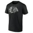 thumbnail image 2 of Men's Black Chicago Blackhawks Iced Out T-Shirt, 2 of 3