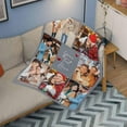 thumbnail image 3 of Custom Blanket with Photo Texts Personalized Blankets and Throws Customized Happy Birthday Gifts for Women Men Dad Mom Wife Husband Grandma Grandpa Sister Daughter Son Best Friend Blankets, 3 of 5