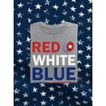 thumbnail image 3 of Red White Blue 4Th T-Shirt Men -Image by Shutterstock, Male Small, 3 of 4