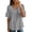 Grey, variant on Plus Size Clothes Summer Tops for Women Fashion Clothing Oversized Tshirts Shirts Blouses Blue M