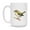 White, variant on Bird Watching Mug, Ruby Crowned Kinglet Song Bird Mug, 11oz or 15oz White Ceramic Coffee Mug Gift for Bird Watchers