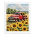 thumbnail image 5 of Paint By Numbers Kit for Adults Beginner - DIY Vintage Truck Sunflowers Field Summer Canvas Painting Kits for Adults, Frameless Paint By Number for Adults for Home Wall Decor 16x20 Inch, 5 of 7