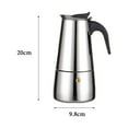 Stainless Steel Stovetop Coffee Maker Pot For Induction Electric