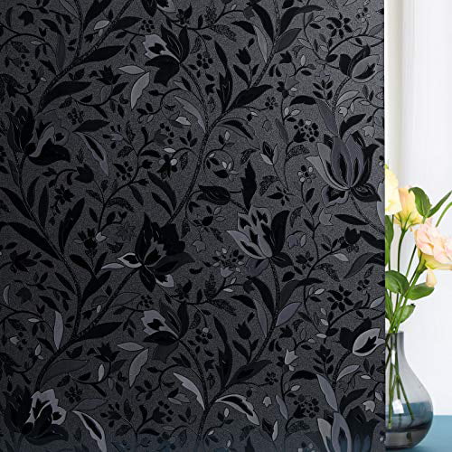 Non Adh Details about   Mikomer Privacy Window Film Little Flowers Static Cling Glass Door Film 