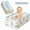 Blue, variant on DAEX Portable Foldable Baby Bathtub, Collapsible Infant & Toddler Bath Tub with Cute Animal Print, Pink, 31.5 x 17.7 x 9.8 Inch