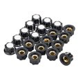 thumbnail image 1 of Electrical Buddy A01 Silver Tone Top Potentiometer Volume Control Rotary Knobs 6mm Shaft Hole 20PCS, 1 of 4