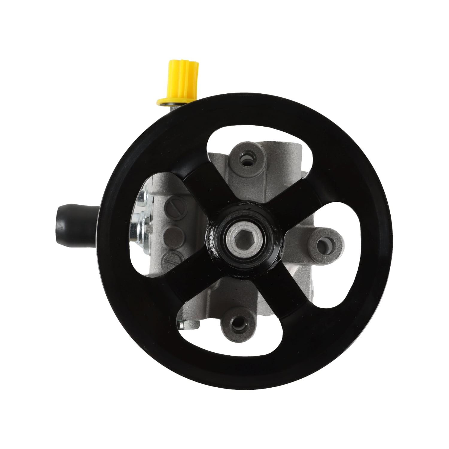 PANGOLIN Power Steering Pump with Pulley 20-2401 Compatible with 2007-2012 Dodge Caliber, 2007-2017 Jeep Compass, 2007-2017 Jeep Patriot Power Assist Steering Pump Replacement Part