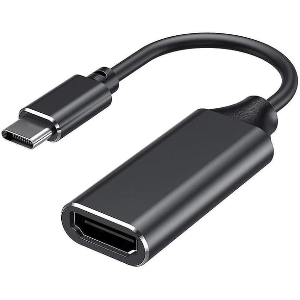 Adaptador USB C a HDMI, adaptador 4k tipo C a HDMI (compatible con Thunderbolt 3) con salida de audio y vídeo para Macbook Pro 2019/2018/2017, Note 9/s9/note 8/s