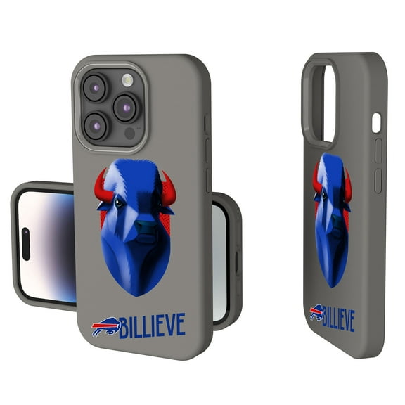 Keyscaper Gray Buffalo Bills 2024 Illustrated Limited Edition Soft Touch iPhone Case