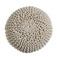 thumbnail image 7 of GDF Studio Poona Handcrafted Modern Cotton Pouf, Ecru, 7 of 7