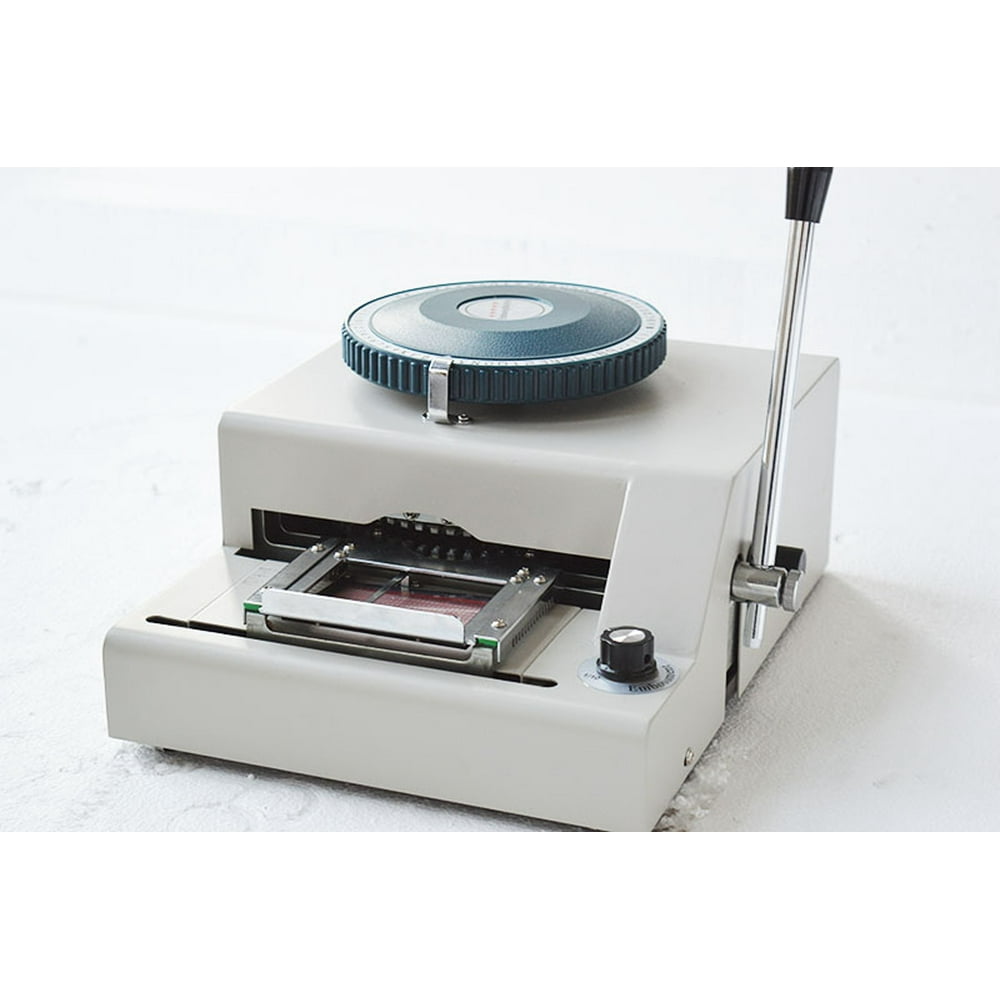 INTSUPERMAI Manual Credit Card Embosser Embossing Machine PVC/VIP Card