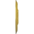 thumbnail image 4 of Ekena Millwork 20"OD x 1 1/2"P Damon Ceiling Medallion (Fits Canopies up to 3 3/8"), Hand-Painted Rich Gold, 4 of 6