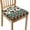 Aztec Cowhide, variant on Leopard Print Square Chair Cushion Cover for Dining Office Stain Resistant Chair Seat Slipcover Home Chair Accessories Stylish Upholstered Chair Seat Covers