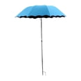 thumbnail image 2 of Sombra para paraguas para plantas exteriores – Parasol de protección solar UV para macetas, parterres, decoración del jardín – estructura de hierro resistente, diámetro de 25,6 pulgadas, morado, 2 of 6