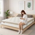 thumbnail image 6 of Spanspace 10" Twin Gel Memory Foam Hybrid Mattress with Pocket Springs, Medium Comfort, Pressure Relief and Motion Isolation, CertiPUR-US Certified, 100-Night Trial, 6 of 8