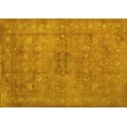 thumbnail image 1 of Ahgly Company Indoor Rectangle Abstract Yellow Contemporary Area Rugs, 7' x 10', 1 of 4