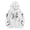 White, variant on Women's Monogram Butterfly Print Drawstring Hooded Sweatshirt White XXL