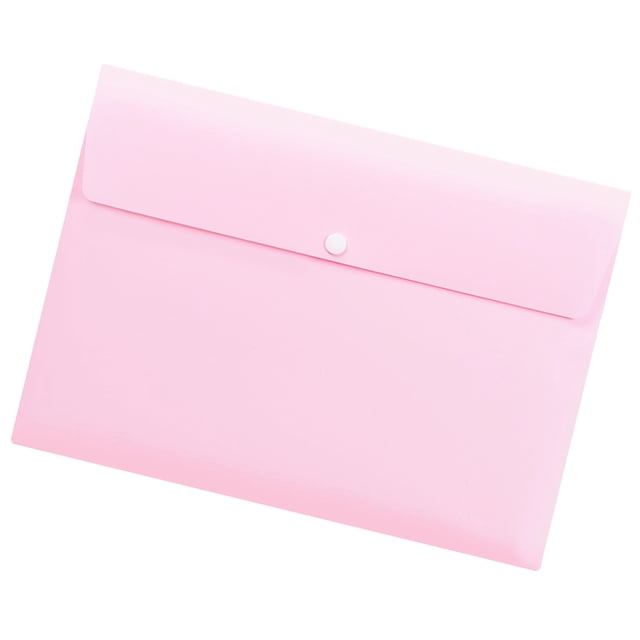 CRAFTHROU 10Ud Portafolios Ecológicos De PP Color Rosa Para Guardar Archivos Y