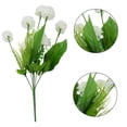 thumbnail image 4 of 1 Bunch Wedding Artificial Silk Hydrangea Posy Flower Bouquet Home Party Decor, 4 of 5
