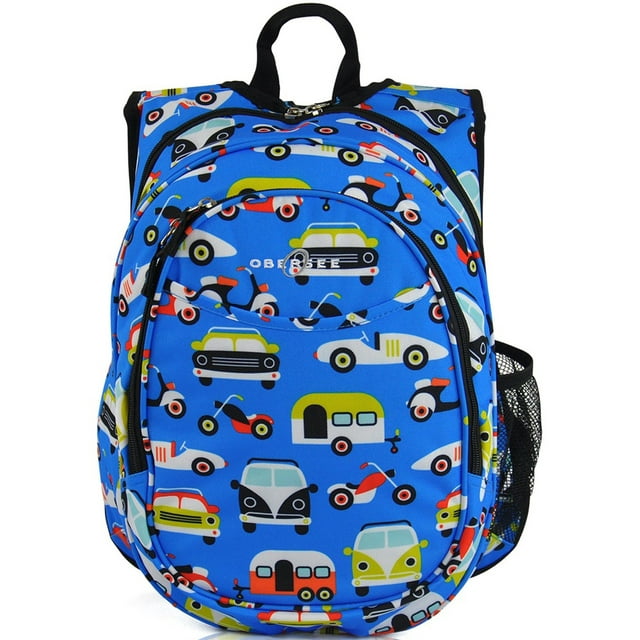 O3KCBP019 Obersee Mini Preschool All-in-One Backpack for Toddlers and Kids with integrated Insulated Cooler | Transportation