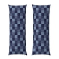 thumbnail image 1 of Fotbe Blue Gingham Buffalo Check Funda para Almohada Corporal con Diseño, Funda de Microfibra Ultrasuave de 20x54 Pulgadas, Ropa de Cama Elegante, 1 of 7