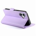 thumbnail image 3 of Magnetic Wallet Case with Card Holder & Stand for iPhone 17 Purple, 3 of 6