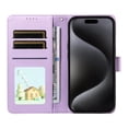 thumbnail image 3 of Funda Cartera GANGXUN con Diseño de Perrito en Relieve para iPhone 17 Pro , Protección 360° con Ranuras y Correa Desmontable, 3 of 6
