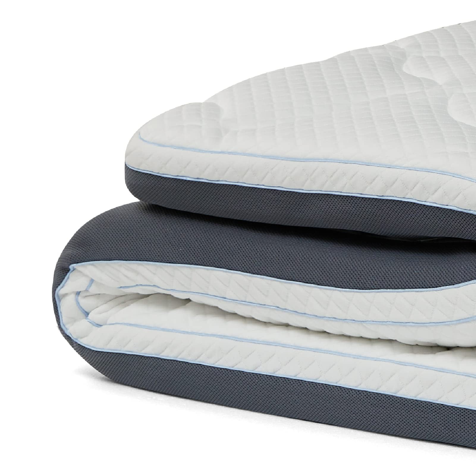 Tookss Full Mattress Topper, Medium Firm Memory Foam with Soft Pillow