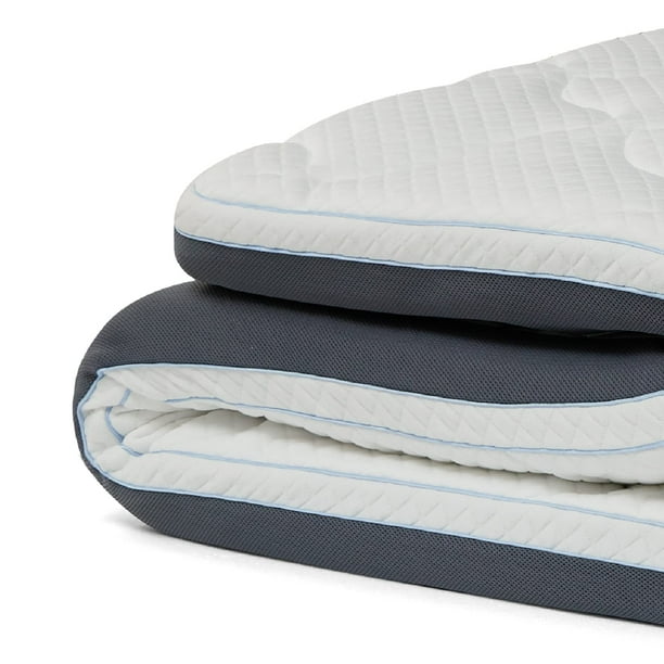 Tookss Full Mattress Topper, Medium Firm Memory Foam with Soft Pillow