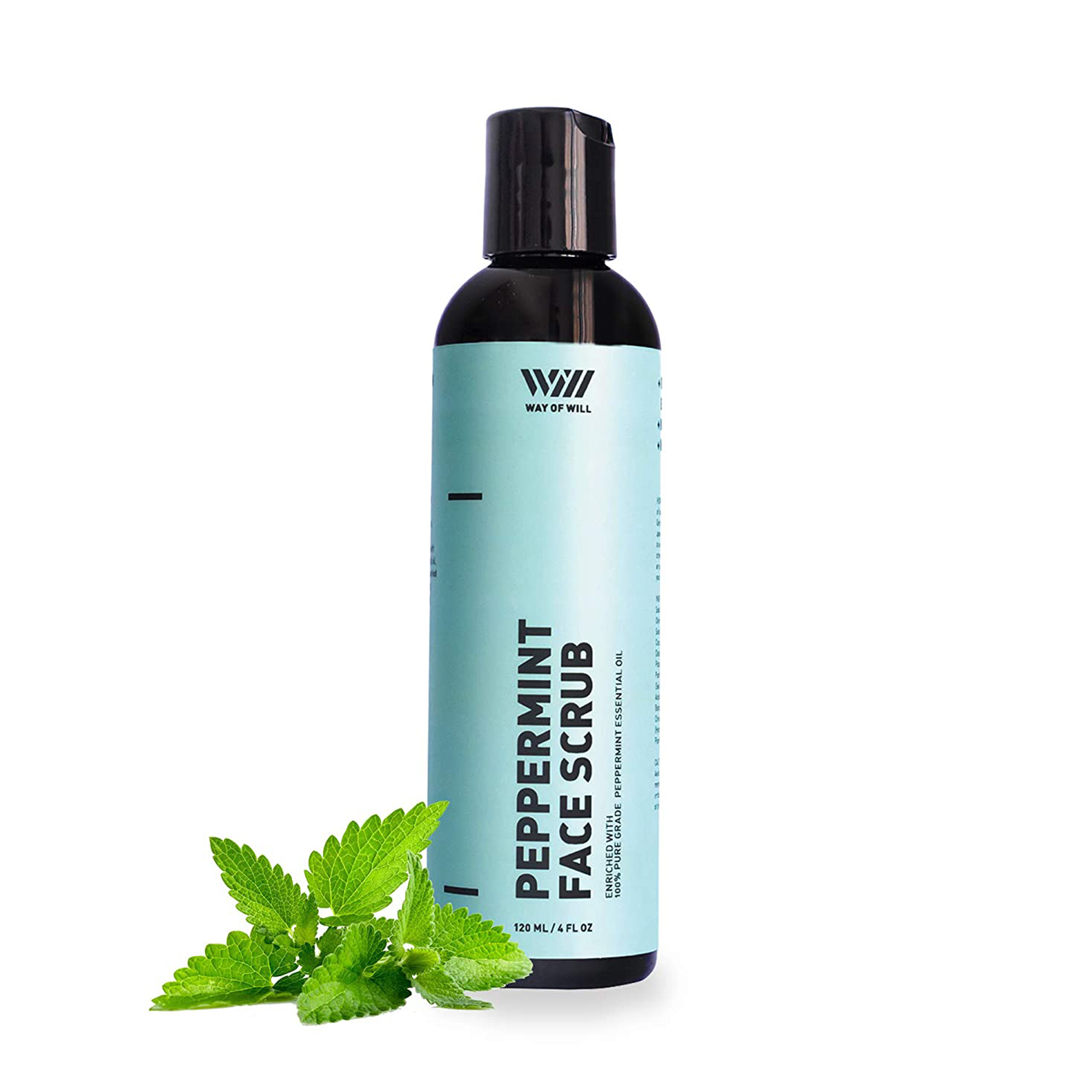 Way of Will Exfoliating Face Scrub Gentle Exfoliator with Jojoba Beads