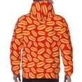 thumbnail image 3 of Bingfone A Big Hot Dog Men's Drawstring Hoodie Long Sleeve Pocket Sweatshirts-Medium, 3 of 6
