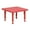 Red, variant on Emma + Oliver 24" Square Natural Plastic Height Adjustable Activity Table - School Table for 4