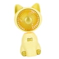 thumbnail image 2 of Ventilador de escritorio portátil USB Recargable Ventilador de verano Ventilador eléctrico Ventilador personal Mini ventilador para mesa Camping Dorado BLESIY Ventilador pequeño, 2 of 6