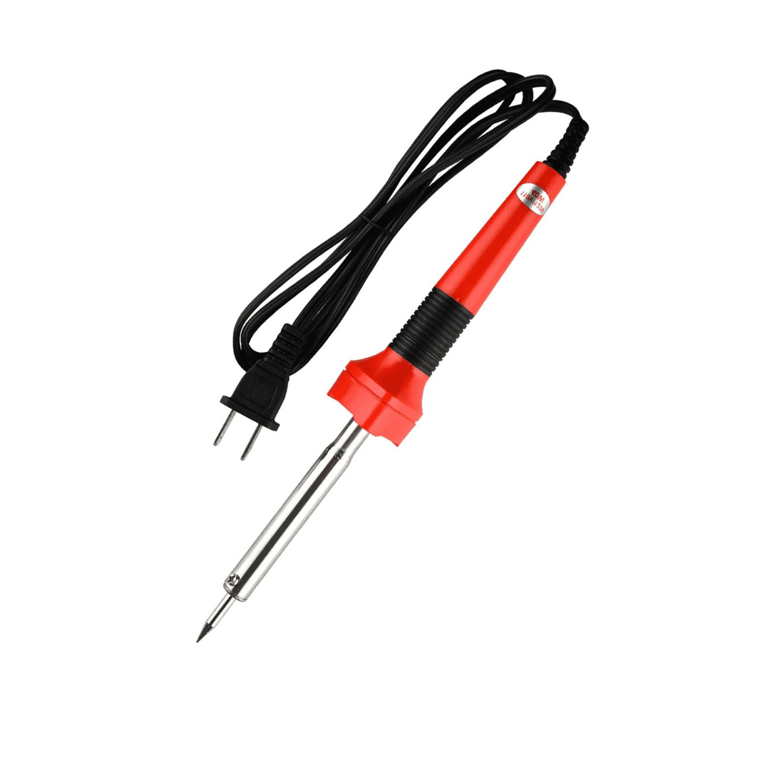 40W Pencil Soldering Iron with LED Illumination -110V Soft-Grip Handle 3 LED Lights Pipemans Installation Solution